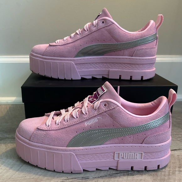 Dua Lipa Collaboration Special Edition Pink Pumas Size 8.5 - Picture 9 of 11